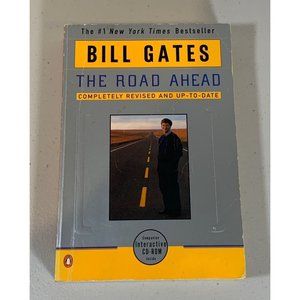 Vintage Bill Gates 1990 The Road Ahead Completely Revised & Up-to-Date Book